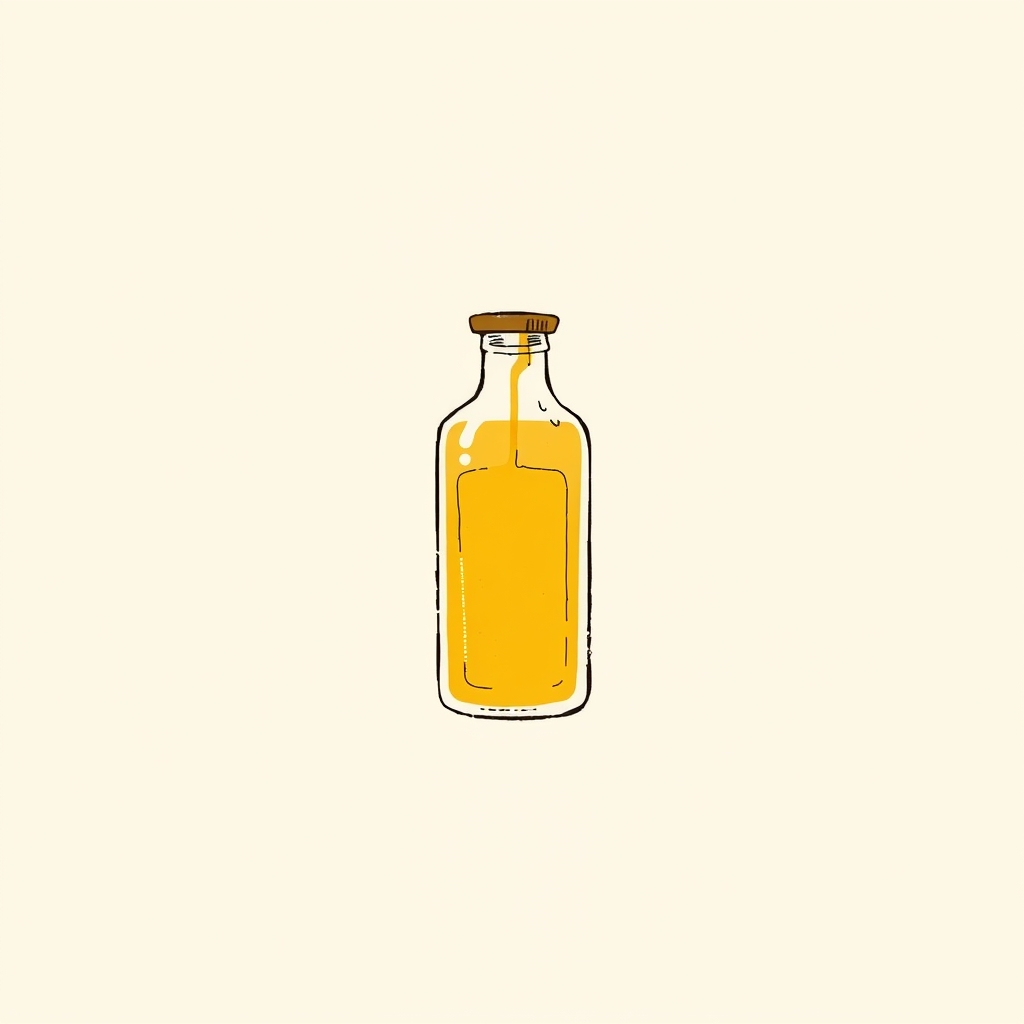 fiole d'huile bénite au cou