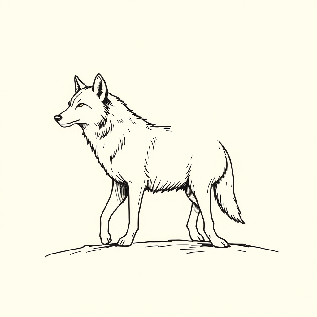 loup servant de bête de charge